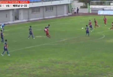 VIDEO: Công Phượng sút xa đẹp mắt đưa U22 Việt Nam vươn lên