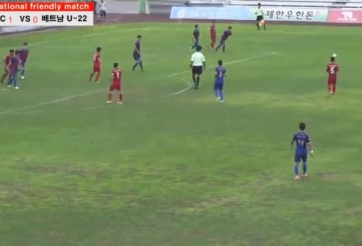 VIDEO: Văn Thanh gỡ hòa cho U22 Việt Nam