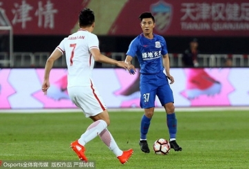 VIDEO: Pha bóng rợn người tại giải VĐQG Trung Quốc
