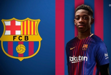 VIDEO: Màn trình diễn của Dembele trong trận ra mắt Barca