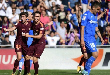 Highlights: Getafe 1-2 Barcelona (La Liga)