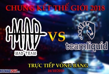 Team Liquid vs MAD Team ngày 16/10 lúc 17:00: Liquid chiến thắng thuyết phục