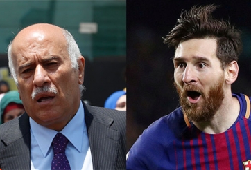 Chủ tịch LĐBĐ Palestine nhận trái đắng vì xúc phạm Messi