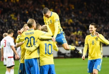 Highlights: Belarus 0-4 Thụy Điển (Vòng loại World Cup 2018)