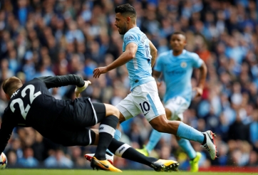 VIDEO: Aguero tỏa sáng mở tỷ số cho Man City