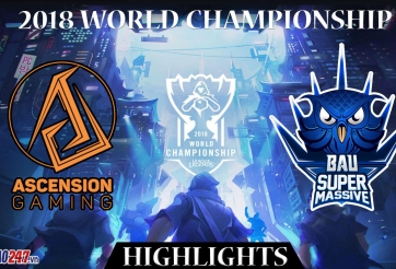 Vòng khởi động CKTG 2018 – Ngày 2 ASC vs SUP: G4 tỏa sáng nhưng không thể mang lại chiến thắng