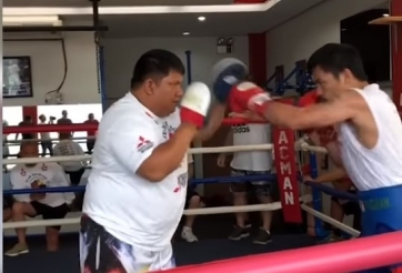 VIDEO : Manny Pacquiao tập luyện chuẩn bị cho trận đấu giữa tháng 7