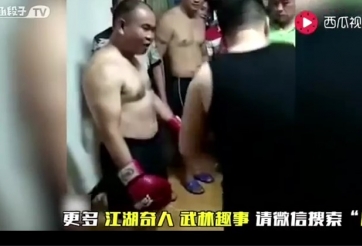 VIDEO: Thể hiện 'mình đồng da sắt' nhưng vẫn muối mặt vì bị knockout