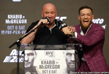UFC công bố mức lương: 'Conor hoàn toàn có thể lấy 100 triệu đô nhờ UFC 229?'