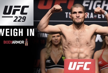 TRỰC TIẾP: Buổi cân thử UFC 229 : Conor McGregor vs Khabib Nurmagomedov