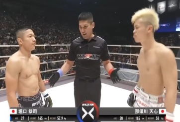 VIDEO: Thần đồng Kickboxing Nhật Bản đối đầu cựu võ sĩ UFC