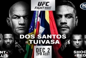 TRỰC TIẾP UFC Adelaide : Tai Tuivasa vs Junior Dos Santos 
