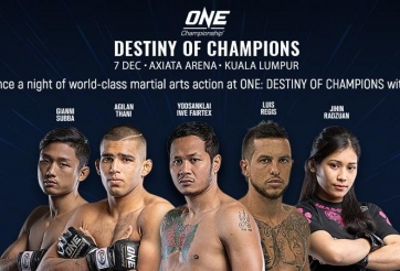 ONE Championship Destiny of Champions: Yodsanklai Fairtex trở lại ngoạn mục