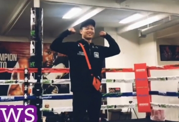 VIDEO Thần đồng Nhật Bản thăm đại bản doanh Floyd Mayweather