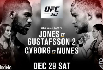 UFC 232: Jon Jones trở lại, Amanda Nunes soán ngôi 'quái vật' Cyborg đầy ngoạn mục