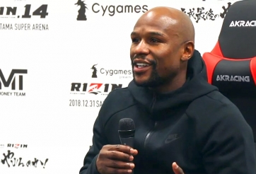 Floyd Mayweather 'không thèm' tập luyện gì trước trận đấu Thần đồng Nhật Bản