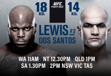 FULL FIGHT: Junior Dos Santos knockout Derrick Lewis sau màn đôi công mãn nhãn