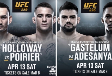 UFC 236: Song vương lên ngôi giữa hai màn tử chiến