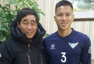 Cầu thủ HAGL mặc áo số 3 ở CLB UIjeOngbu