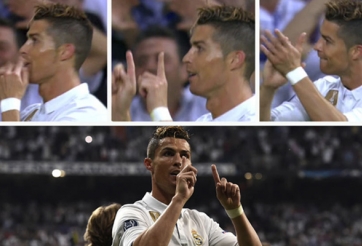 Ronaldo giải thích hành động ăn mừng khó hiểu