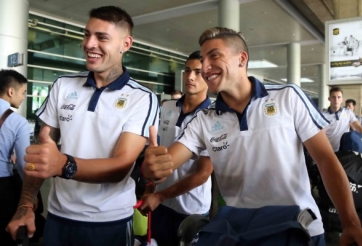 U20 Argentina gặp bất ngờ lớn khi vừa đặt chân tới VN