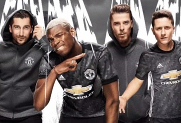MU công bố mẫu áo sân khách mùa 2017/18