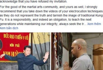 Võ sư Canada muốn tới Việt Nam 'hỏi thăm' Nam Huỳnh Đạo