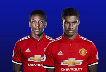 Mourinho khó để Rashford và Martial cùng đá chính trước Liverpool