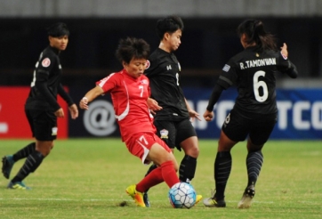 U19 nữ Thái Lan thua sấp mặt trước Triều Tiên ở trận mở màn