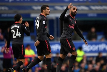Arsenal giành ba điểm thuyết phục trước Everton