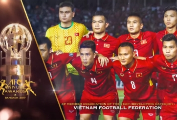 Lập chiến tích ngang Nhật, Hàn, Việt Nam vừa được AFC vinh danh