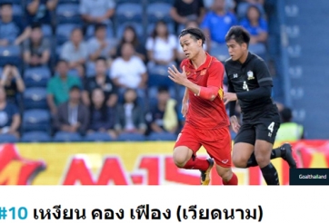 2 cầu thủ U23 Việt Nam lọt ĐHTB M150 Cup 2017