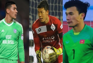 Thủ môn Tiến Dũng lọt top 3 'người gác đền' yêu thích nhất ĐNÁ