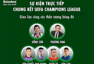 Danh thủ Việt tề tựu trong đại tiệc bóng đá Champions League