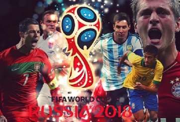 Danh sách toàn bộ 32 đội bóng dự World Cup 2018