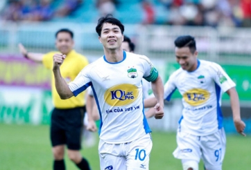 Công Phượng và Minh Vương vẽ siêu phẩm, HAGL vẫn thua QN