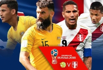 Đội hình Úc đấu Peru, 21h00 ngày 26/6: Công toàn diện