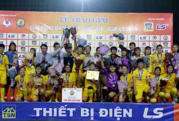 Phong Phú Hà Nam vô địch giải Nữ Cúp Quốc gia – Cúp LS 2019