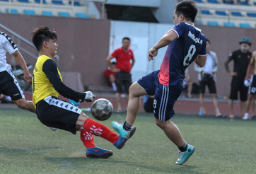 Bốn đội mạnh giành vé vào bán kết giải bóng đá DNT 2019