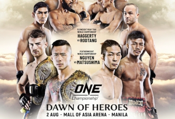 Martin Nguyễn thượng đài, tiếp đón Koyomi Matsushima ở ONE: Dawn of Heroes