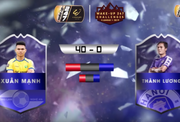 Video: Thành Lương đấu Xuân Mạnh ở thử thách bên lề sân cỏ