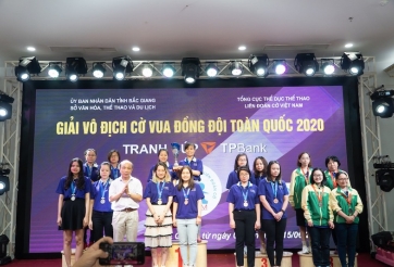 Hà Nội nhất toàn đoàn giải đồng đội cờ vua toàn quốc