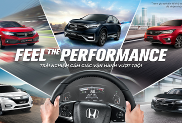 Honda Việt Nam công bố Chiến dịch quảng bá thương hiệu Honda Ôtô “Feel The Performance”