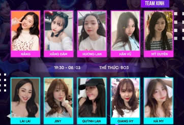 'Thập đại mỹ nhân' đại chiến LMHT Tốc Chiến 8/3