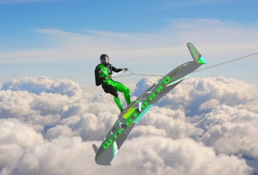 Môn thể thao mới 'Lướt mây' không dành cho người yếu tim