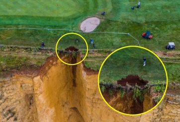 Ngay sát vách đá, đây là kiểu chơi golf kì quặc nhất