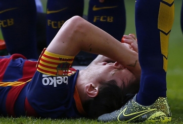 Messi từng chấn thương dây chằng, nhưng chỉ mất 2 tháng để hồi phục