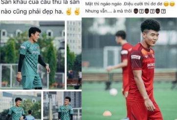 Đức Chinh, Tiến Dũng cùng lúc khoe ảnh 'đẹp trai' khi tập luyện