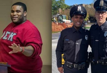 Giảm 100kg, anh chàng trở thành 'cảnh sát' như mơ