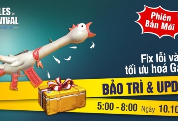 Big update Rules of Survival: xuất hiện M4A1 con gà cực nhộn